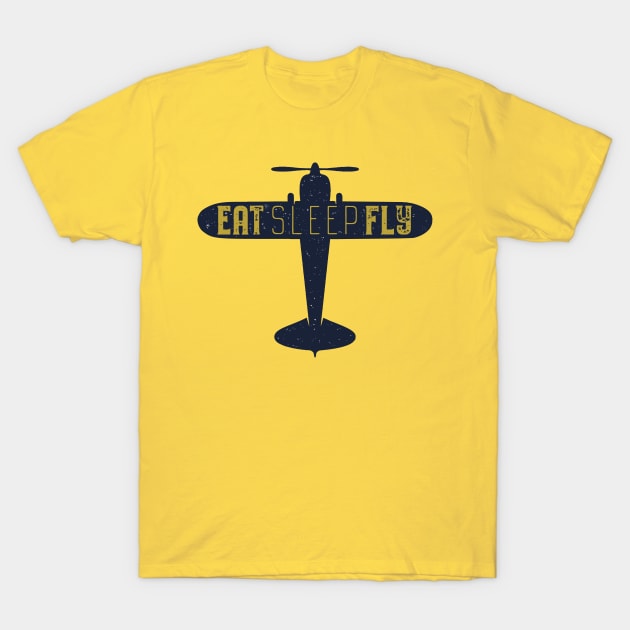 EAT-SLEEP-FLY T-Shirt by upursleeve